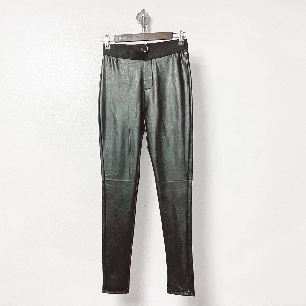*NWT* Bagatelle Collection Vegan Leather Winter Fall Chic High Rise Legging Pant